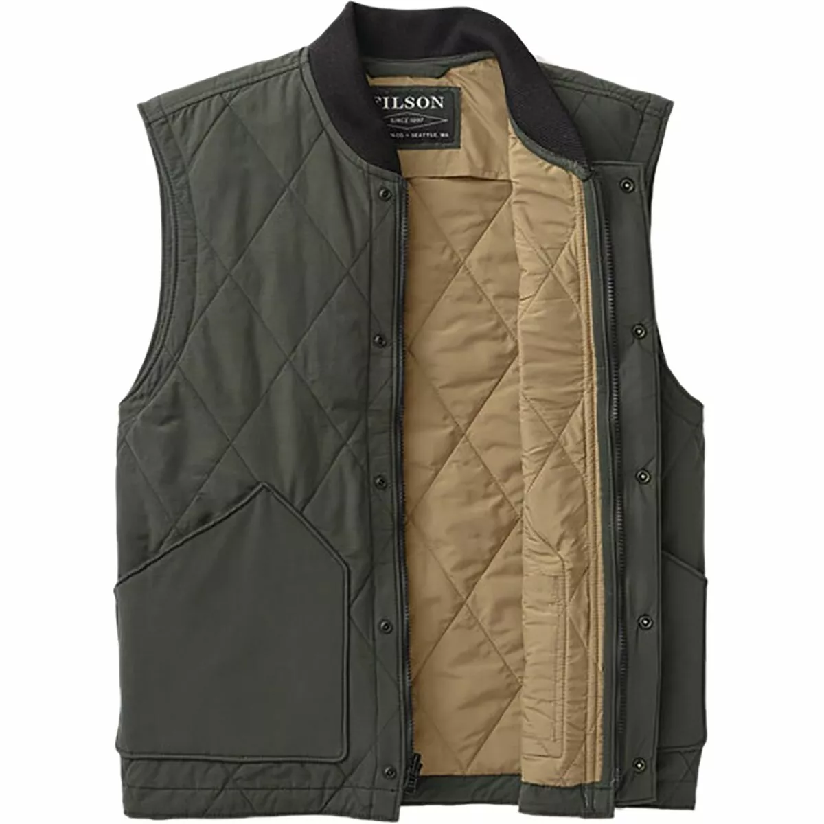 Filson Men's Vests Quilted Pack Vest Men's 2 Filson Men's Vests Quilted Pack Vest Men's - Image 2