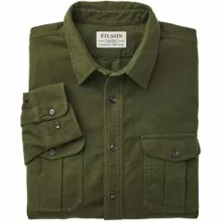 Filson Men's Flannel Shirts Seattle Moleskin Shirt Men's -Filson Shop DAROV D4