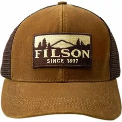 Filson Men's Trucker Hats Logger Mesh Cap Men's -Filson Shop DARTN