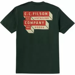 Filson Men's Short-Sleeve T-Shirts Ranger Graphic Fast Track T Shirt Men's -Filson Shop FIRBLO D1