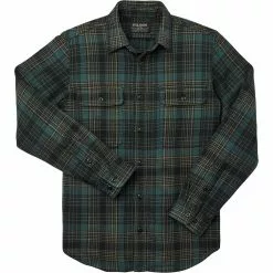 Filson Men's Flannel Shirts Vintage Flannel Work Shirt Men's