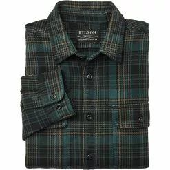 Filson Men's Flannel Shirts Vintage Flannel Work Shirt Men's -Filson Shop GREOLIBLA D3