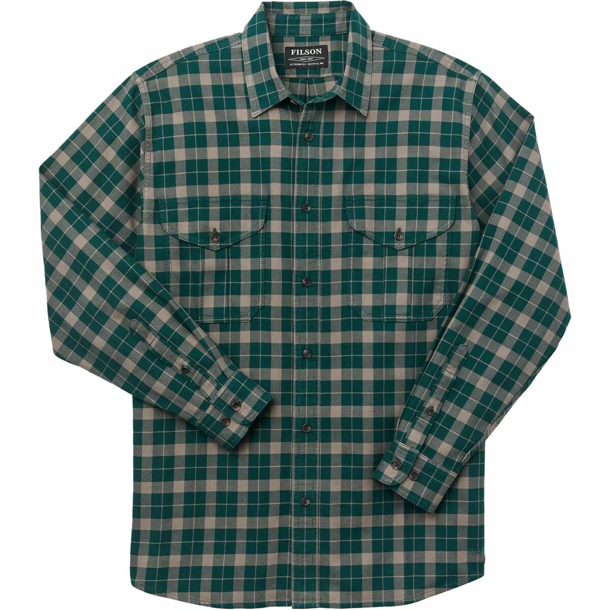 Filson Men's Button-Down Long-Sleeve Shirts Lightweight Alaskan Guide Shirt Men's 1 Filson Men's Button-Down Long-Sleeve Shirts Lightweight Alaskan Guide Shirt Men's