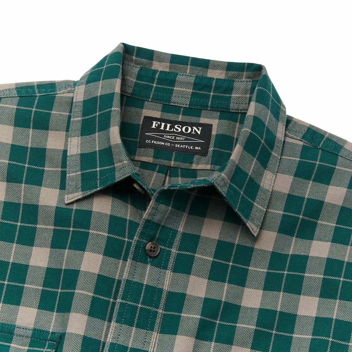 Filson Men's Button-Down Long-Sleeve Shirts Lightweight Alaskan Guide Shirt Men's 5 Filson Men's Button-Down Long-Sleeve Shirts Lightweight Alaskan Guide Shirt Men's - Image 5
