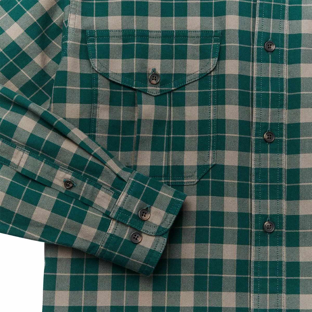 Filson Men's Button-Down Long-Sleeve Shirts Lightweight Alaskan Guide Shirt Men's 4 Filson Men's Button-Down Long-Sleeve Shirts Lightweight Alaskan Guide Shirt Men's - Image 4