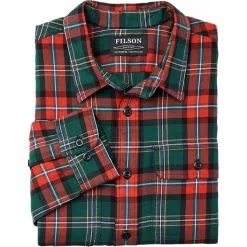 Filson Men's Flannel Shirts Scout Shirt Men's -Filson Shop GRREBLPL D2
