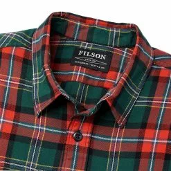 Filson Men's Flannel Shirts Scout Shirt Men's -Filson Shop GRREBLPL D3
