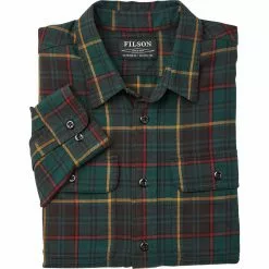 Filson Men's Flannel Shirts Scout Shirt Men's -Filson Shop HUGRBRPL D2