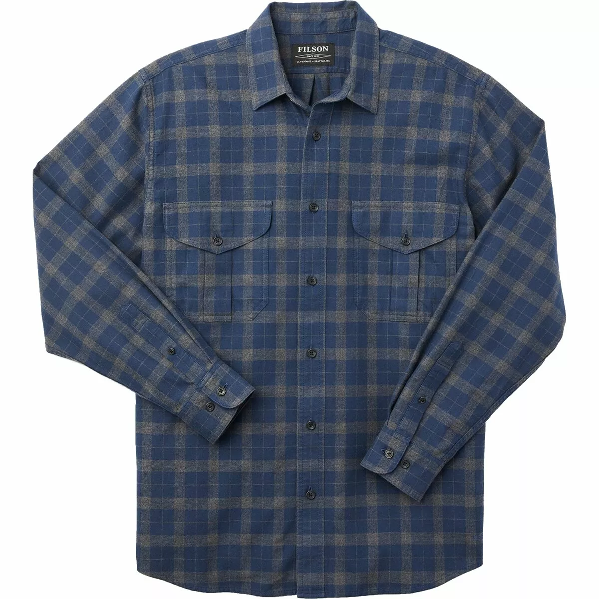 Filson Men's Button-Down Long-Sleeve Shirts Lightweight Alaskan Guide Shirt Men's 12 Filson Men's Button-Down Long-Sleeve Shirts Lightweight Alaskan Guide Shirt Men's - Image 12
