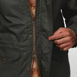 Filson Men's Casual Jackets Cover Cloth Mile Marker Coat Men's -Filson Shop OTTGRE D12