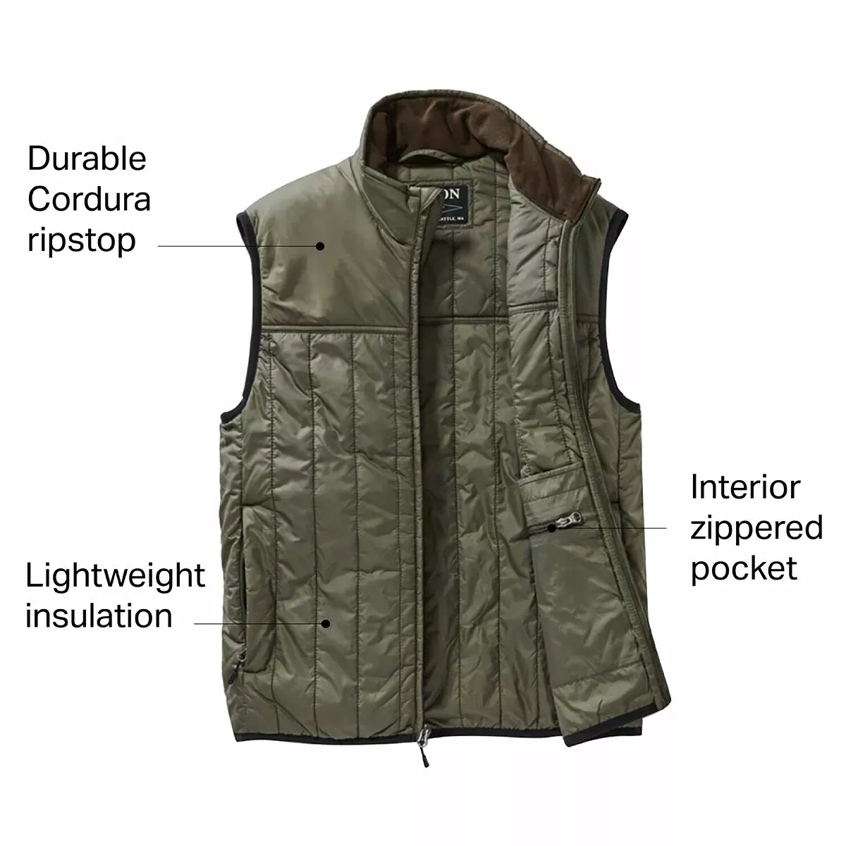 Filson Men's Vests Ultralight Vest Men's 11 Filson Men's Vests Ultralight Vest Men's - Image 11