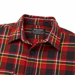 Filson Men's Flannel Shirts Vintage Flannel Work Shirt Men's -Filson Shop REDBLAGOL D1