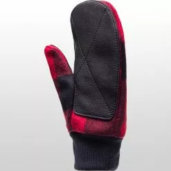 Filson Men's Mittens Leather Palm Mackinaw Wool Mitten Men's -Filson Shop REDBLAPLA D1 1