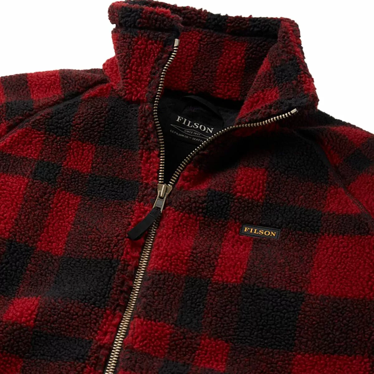 Filson Men's Fleece Jackets Hawks Point Sherpa Fleece Jacket Men's 3 Filson Men's Fleece Jackets Hawks Point Sherpa Fleece Jacket Men's - Image 3