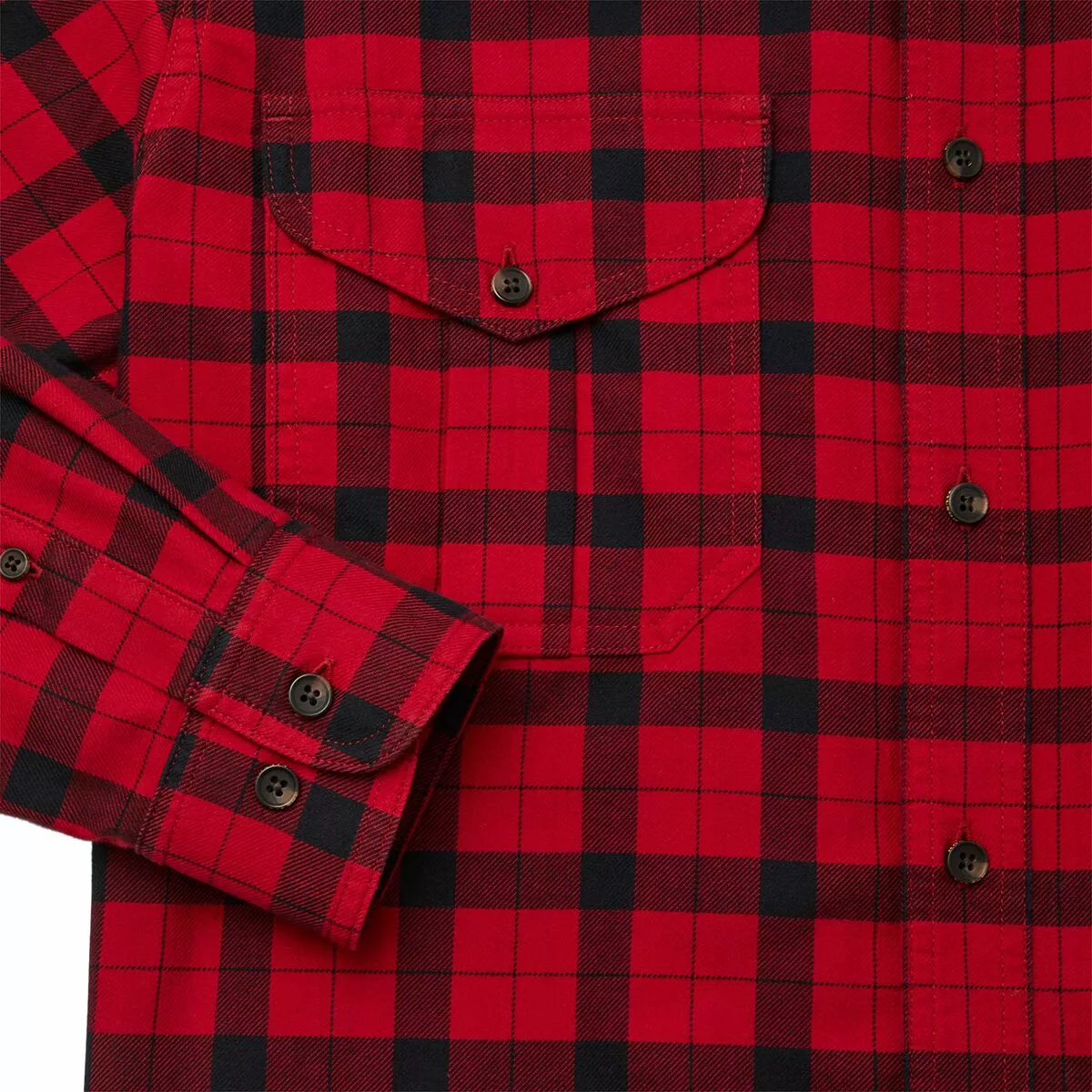 Filson Men's Button-Down Long-Sleeve Shirts Lightweight Alaskan Guide Shirt Men's 21 Filson Men's Button-Down Long-Sleeve Shirts Lightweight Alaskan Guide Shirt Men's - Image 21